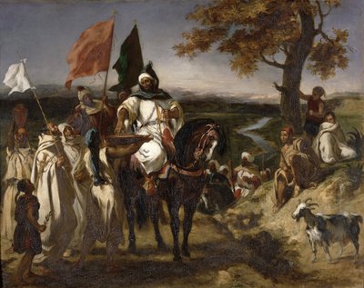 Caid marocchino da Ferdinand Victor Eugene Delacroix